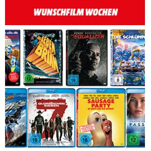 Media Markt Wunschfilm Wochen – Filme ab 3,99 € (versandkostenfrei)