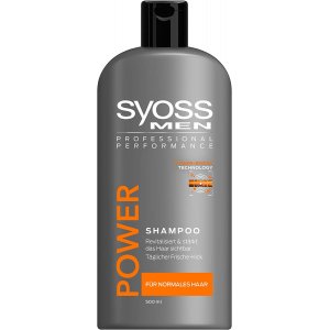 3x Syoss Shampoo MEN Power 500 ml um 7,92 € statt 12,87 €