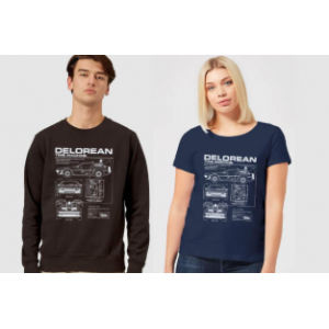 Zurück In Die Zukunft Delorean T-Shirt um 10,99 € statt 22,40 €