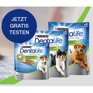 Purina Dentalife Zahnpflege-Snack für Hunde Probe GRATIS