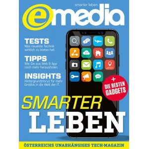 emedia Jahresabo (12 Ausgaben) um nur 16,20 € statt 54 €!