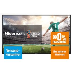Hisense H55A6100 55″ 4K Ultra HD TV um 366 € statt 598 €