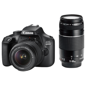 Canon EOS 4000D DSLR inkl. 2 Objektiven um 382 € statt 503,99 €