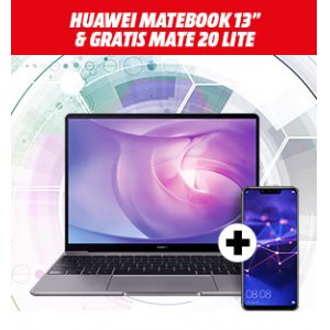 Huawei Matebook 13 + Huawei Mate 20 Lite um 899,10 € statt 1.264,94 €