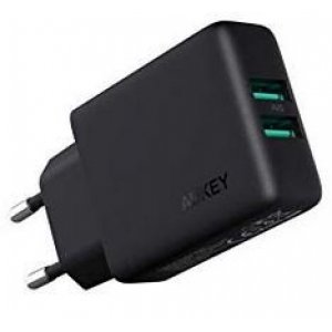 AUKEY USB 2-Port Ladegerät (24W, 4.8A) um 13,79 € statt 21,19 €