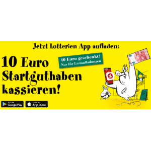 10 € Startguthaben gratis bei App der Österreichischen Lotterien