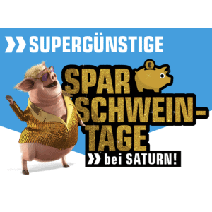 Saturn Sparschweintage mit Schnäppchenpreisen bis 31. Juli 2019