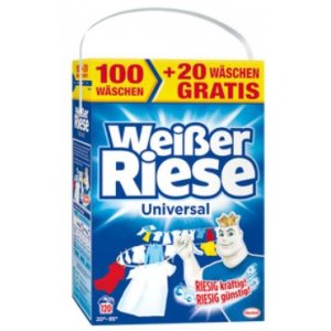 Weißer Riese Waschpulver Universal 120WG um 10,12 € (= 0,08 €/WG)