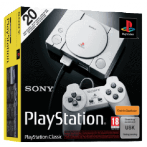 PlayStation Classic inkl. 2 Controller + 20 Spiele um 19 € statt 43,88 €