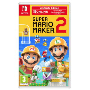 Super Mario Maker 2 LE + 12 Monate Switch Online um 47 € statt 63 €