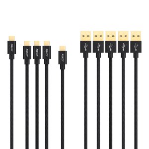 AUKEY Micro USB Ladekabel 5er Pack um 9,99 € statt 15,99 €