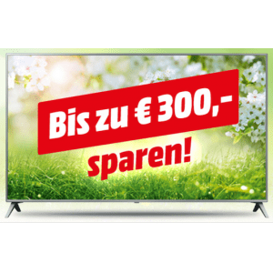 TV Bonus bei Media Markt – bis zu 300 € sparen bis 27. Juli 2019