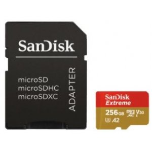 SanDisk Extreme 256GB microSDXC + Adapter um 60 € statt 75,62 €