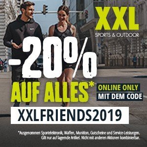 XXL Sport Friends Days – 20 % Rabatt auf fast ALLES (nur online)