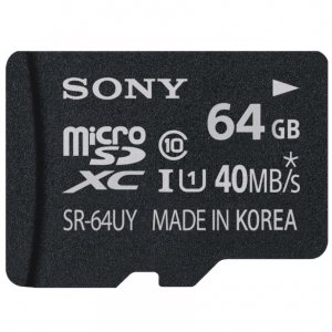 Sony microSDXC Class 10 64GB Speicherkarte um 15 € statt 25,54 €