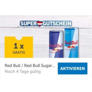 Red Bull (classic oder sugarfree) GRATIS bei Lidl – durch Lidl App