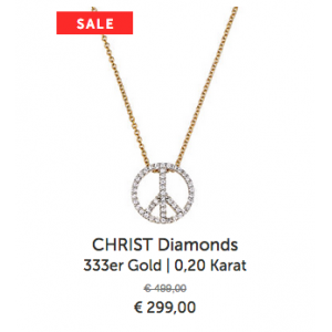 CHRIST Sale Special: 20 % Extra-Rabatt auf Luxusschmuck (bis 09.07.)