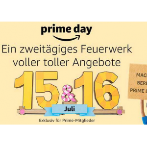 Amazon Prime Day Countdown Angebote vom 08. Juli 2019