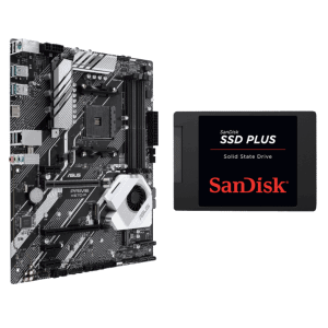 ASUS Prime X570-P + SanDisk SSD Plus 480GB um 199 € statt 260,78 €
