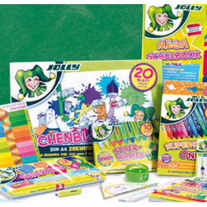 Jolly Mega Schulboxx (10-teilig) + Stabilo Bleistift um 15,68 € statt 25,68 €