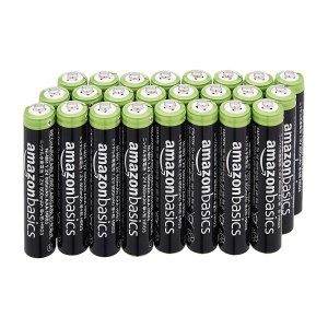 AmazonBasics – AAA-Batterien, 24er-Pack (wiederaufladbar) um 8,39 €