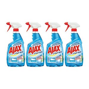 Ajax Glasreiniger mit Sprühpistole (4 x 500 ml) um 4,44 € statt 7 €