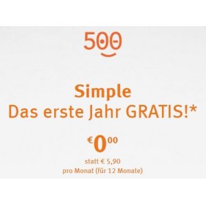 Wien Energie Simfonie Tarif – 500min / 500 SMS / 500MB 1 Jahr GRATIS