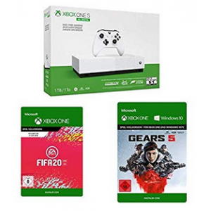 Xbox One S 1TB – All Digital Edition + FIFA 20 + Gears 5 um 190 €