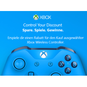 Xbox Control Your Discount – 25 € Rabatt auf ausgew. Xbox Controller