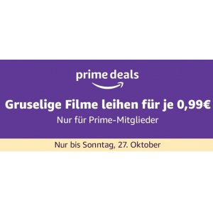 Amazon Video: über 700 Gruselfilme für je nur 0,99 € leihen (nur Prime)
