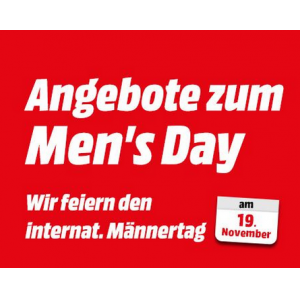 Angebote zum Men’s Day nur bei MediaMarkt.at – bis 23.11.