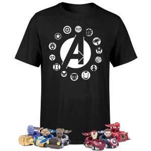 Avengers T-Shirt + 6x Pull Back Cars um 16,99 € statt 82,25 €