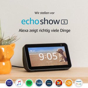 Echo Show 5 – kompaktes Smart Display mit Alexa um 50,41€ statt 89,99€