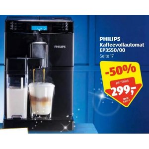 Philips EP3550/00 Kaffeevollautomat um 299 € statt 388,17 €