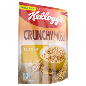 Kellogg’s Crunchy Müsli Classic (5 x 800 g) um 6,99 € statt 23,92 €
