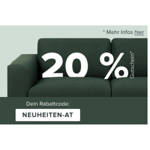 Home24 – 20% Rabatt auf Neuheiten (ab 150 € Bestellwert)