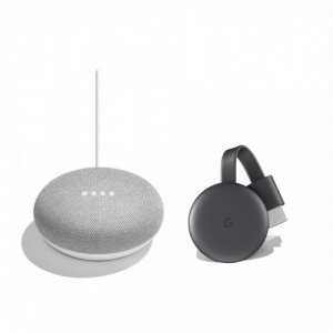 Google Nest Mini + Google Chromecast um 65 € statt 87,43 €