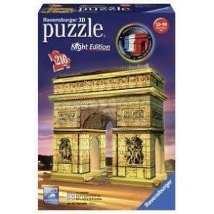 Ravensburger Puzzle “Triumphbogen Night Edition” um 13,59 € (Bestpreis)