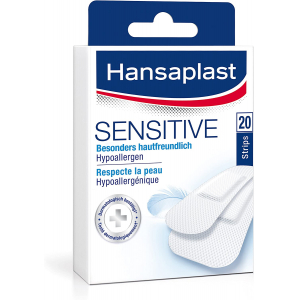 5x Hansaplast Sensitive Pflaster, 20 Strips um 6,59 € statt 27,45 €