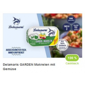 2x Delamaris GARDEN Makrelen mit Gemüse GRATIS (Marktguru App)