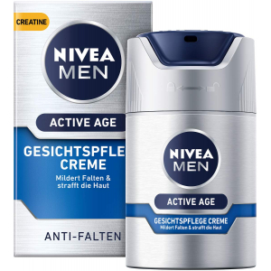 2x NIVEA MEN Active Age Gesichtspflege Creme 50ml + GRATIS Nivea Badetuch inkl. Versand um 16,85 € statt 30,95 €