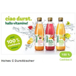 2x Hohes C Durtslöscher 0,5L GRATIS (2,78 € sparen)