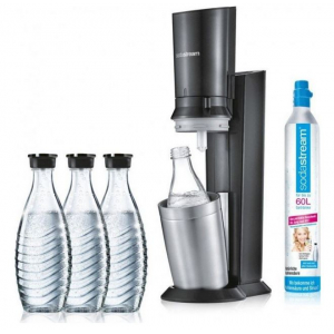 SodaStream Crystal 2.0 Trinkwassersprudler mit 3 Glaskaraffen um 75 €