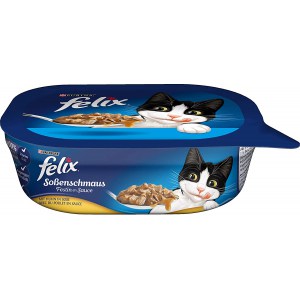 FELIX Katzenfutter Soßenschmaus Huhn (6x 200g) um 3,78€ statt 6,19€