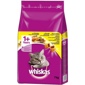 Whiskas Katzenfutter Adult 1+ “Huhn” (7kg) um 11,24 € statt 20,09 €