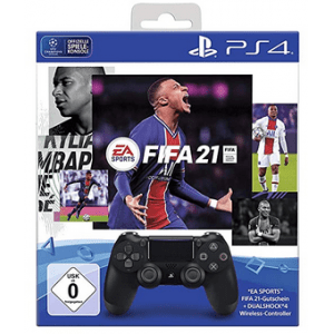FIFA 21 + Dualshock 4 Wireless Controller um 72,41 € statt 89,98 €