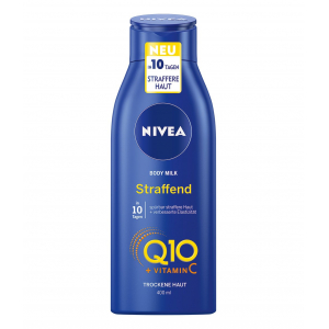 4x NIVEA Q10 Hautstraffende Body Milk + Vitamin C, 400ml um 6,25 €