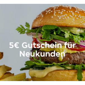 Lieferando Gutschein – 5 € Rabatt für Neukunden bis 31.1.
