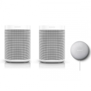 Sonos One Stereo Set + Google Nest Mini um 374 € statt 472,59 €