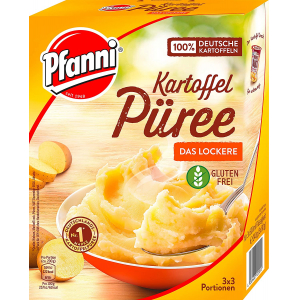 Pfanni Kartoffelpüree, 240g (3×3 Portionen) um 0,82 € statt 2,29 €
